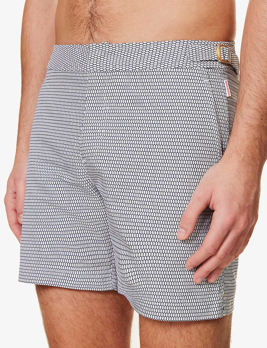 ORLEBAR BROWN Bulldog Geometric-print Mid-rise Swim Shorts 5 ORLEBAR BROWN Bulldog Geometric-print Mid-rise Swim Shorts - Image 5