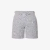 ORLEBAR BROWN Bulldog Geometric-print Mid-rise Swim Shorts