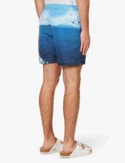 ORLEBAR BROWN Graphic-print Mid-rise Swim Shorts 8 ORLEBAR BROWN Graphic-print Mid-rise Swim Shorts -Falkeis Store R04085773 ROCPOOLII ALT03