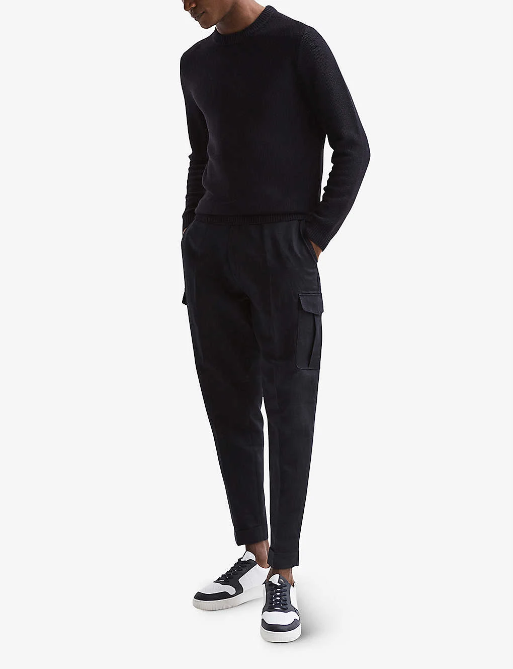 Reiss Cole Ribbed Knitted Jumper 2 Reiss Cole Ribbed Knitted Jumper - Image 2