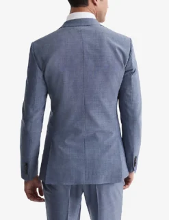 Reiss Wish Slim-fit Stretch Wool-blend Blazer -Falkeis Store R04091597 SOFTBLUE ALT03