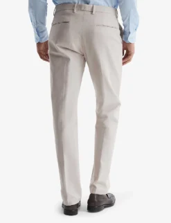 Reiss Eastbury Slim-fit Straight-leg Stretch-cotton Chinos -Falkeis Store R04091602 STONE ALT03
