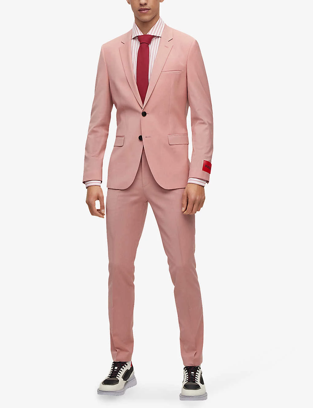 Hugo Single-breasted Slim-fit Wool-blend Suit 2 Hugo Single-breasted Slim-fit Wool-blend Suit - Image 2