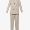 Giorgio Armani Double-breasted Regular-fit Woven Suit