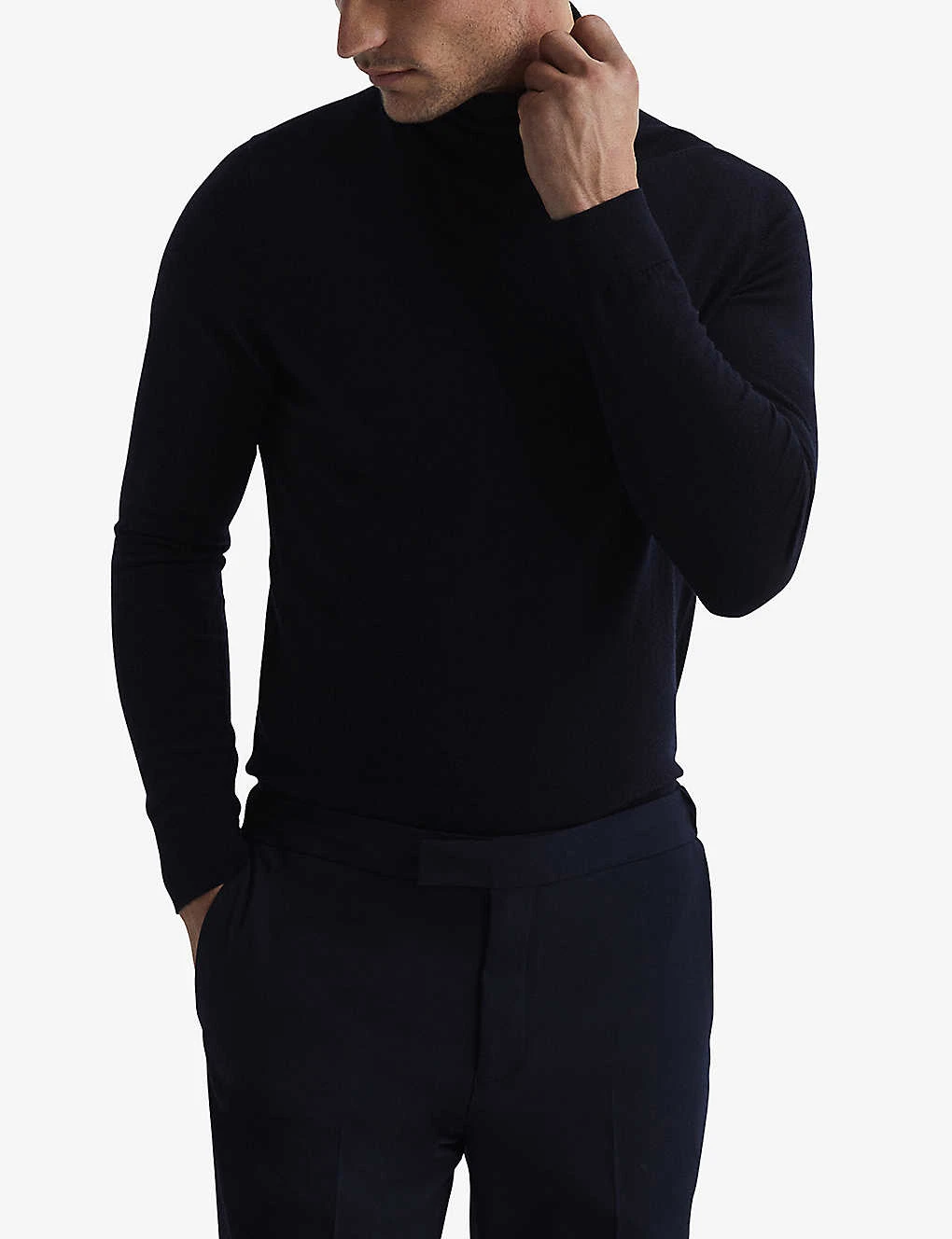 Reiss Caine Roll-neck Wool Jumper 3 Reiss Caine Roll-neck Wool Jumper - Image 3