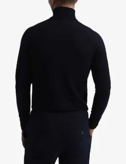 Reiss Caine Roll-neck Wool Jumper 8 Reiss Caine Roll-neck Wool Jumper -Falkeis Store R04098754 NAVY ALT03