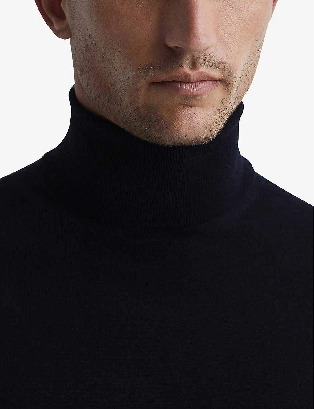 Reiss Caine Roll-neck Wool Jumper 5 Reiss Caine Roll-neck Wool Jumper - Image 5