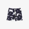 Sandro Flower-print Drawstring-waistband Swim Shorts