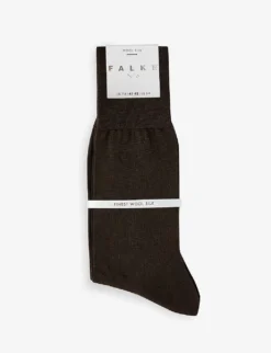 Falke Knitted Wool-blend Socks