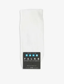 Falke Sensitive London Ankle-rise Stretch-cotton Blend Socks