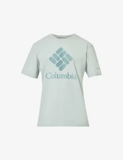 Columbia Pacific Crossing Logo-print Cotton-blend T-shirt
