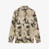 Ted Baker Bentham Abstract-print Long-sleeved Woven Shirt