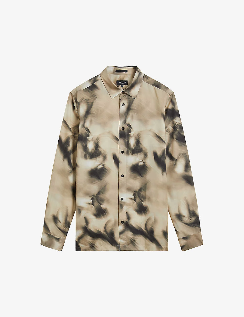 Ted Baker Bentham Abstract-print Long-sleeved Woven Shirt 1 Ted Baker Bentham Abstract-print Long-sleeved Woven Shirt
