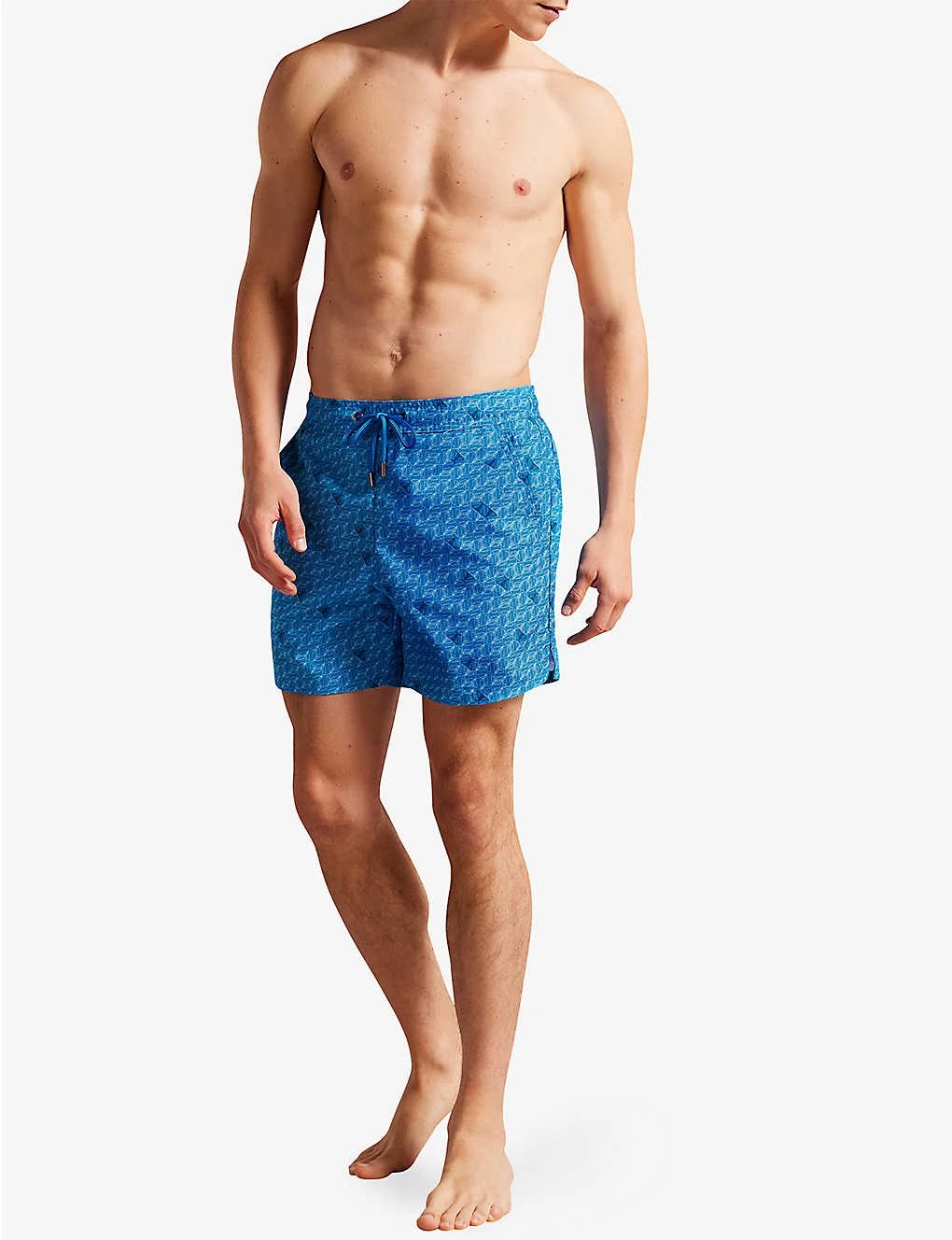 Ted Baker Renshaw Graphic-print Recycled-polyester Swim Shorts 2 Ted Baker Renshaw Graphic-print Recycled-polyester Swim Shorts - Image 2
