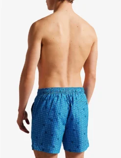 Ted Baker Renshaw Graphic-print Recycled-polyester Swim Shorts 7 Ted Baker Renshaw Graphic-print Recycled-polyester Swim Shorts -Falkeis Store R04117775 BLUE ALT03