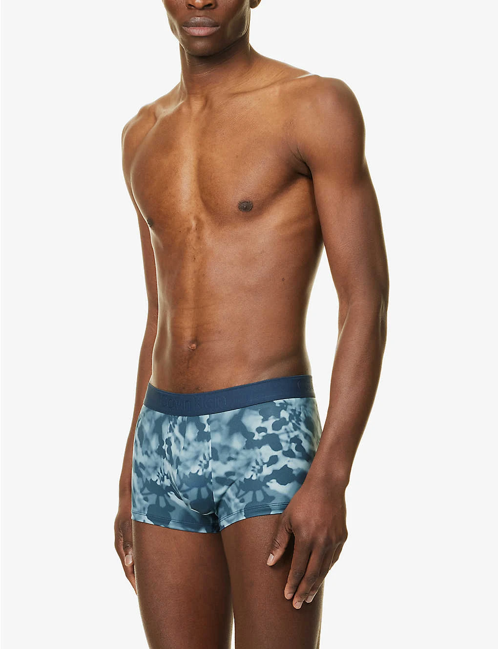 Calvin Klein Abstract-print Stretch-jersey Trunks 2 Calvin Klein Abstract-print Stretch-jersey Trunks - Image 2