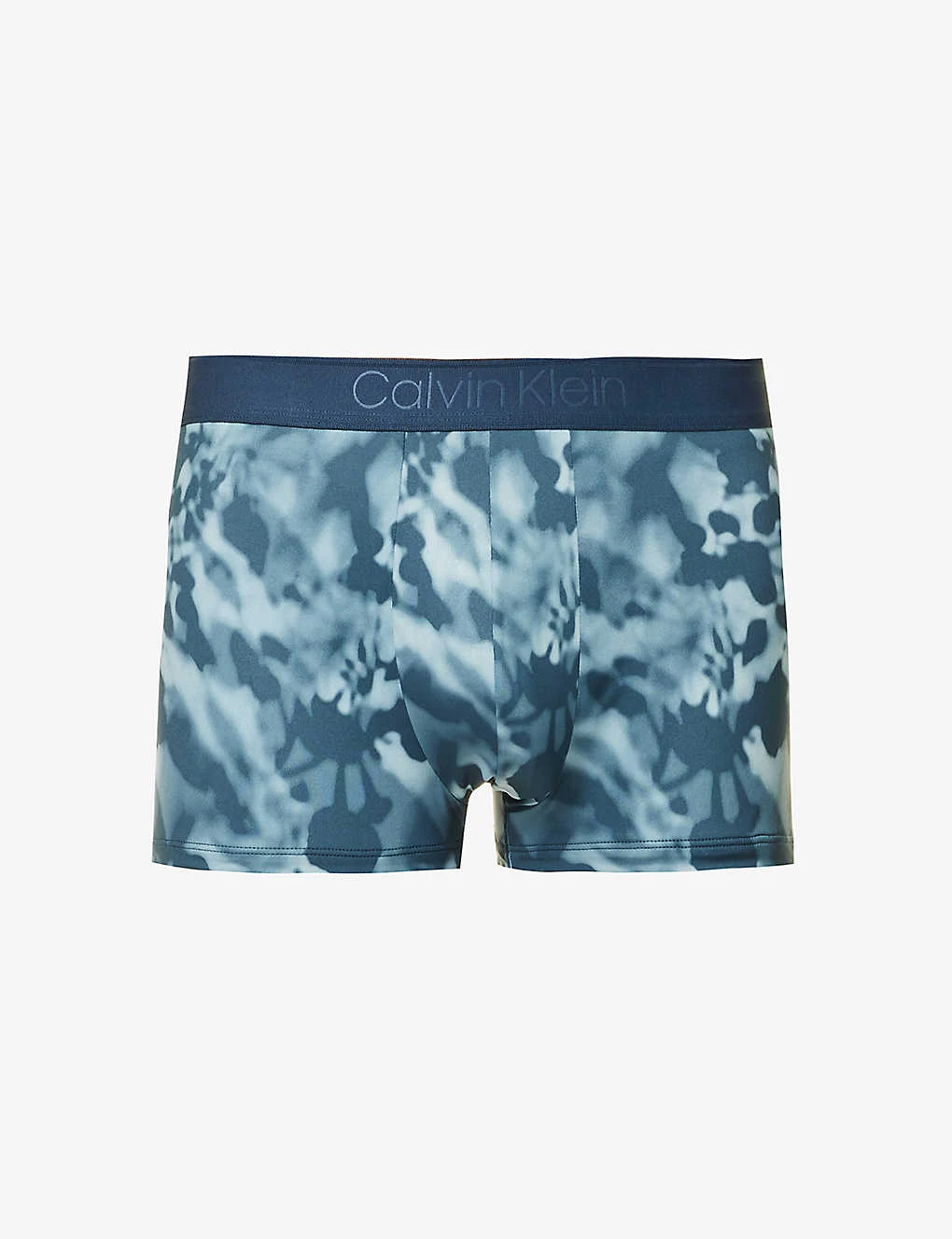 Calvin Klein Abstract-print Stretch-jersey Trunks 1 Calvin Klein Abstract-print Stretch-jersey Trunks
