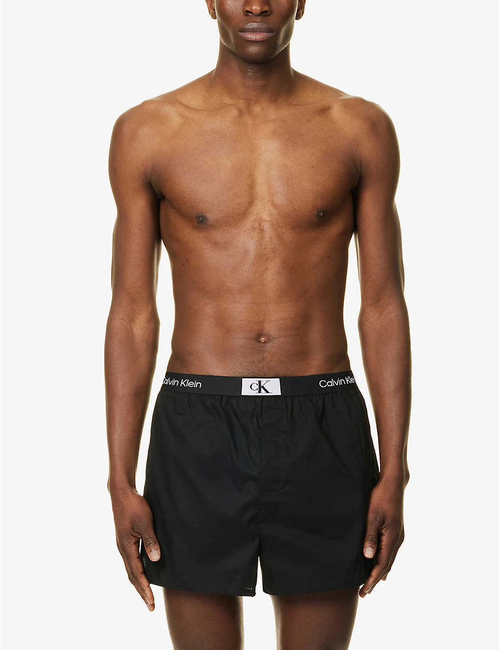 Calvin Klein Logo-waistband Pack Of Three Cotton-jersey Boxers 2 Calvin Klein Logo-waistband Pack Of Three Cotton-jersey Boxers - Image 2