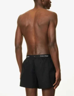 Calvin Klein Logo-waistband Pack Of Three Cotton-jersey Boxers 6 Calvin Klein Logo-waistband Pack Of Three Cotton-jersey Boxers -Falkeis Store R04117814 MULTI ALT02