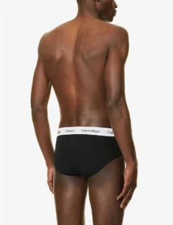 Calvin Klein Logo-waistband Pack Of Three Stretch-cotton Trunks -Falkeis Store R04117824 MULTI ALT02