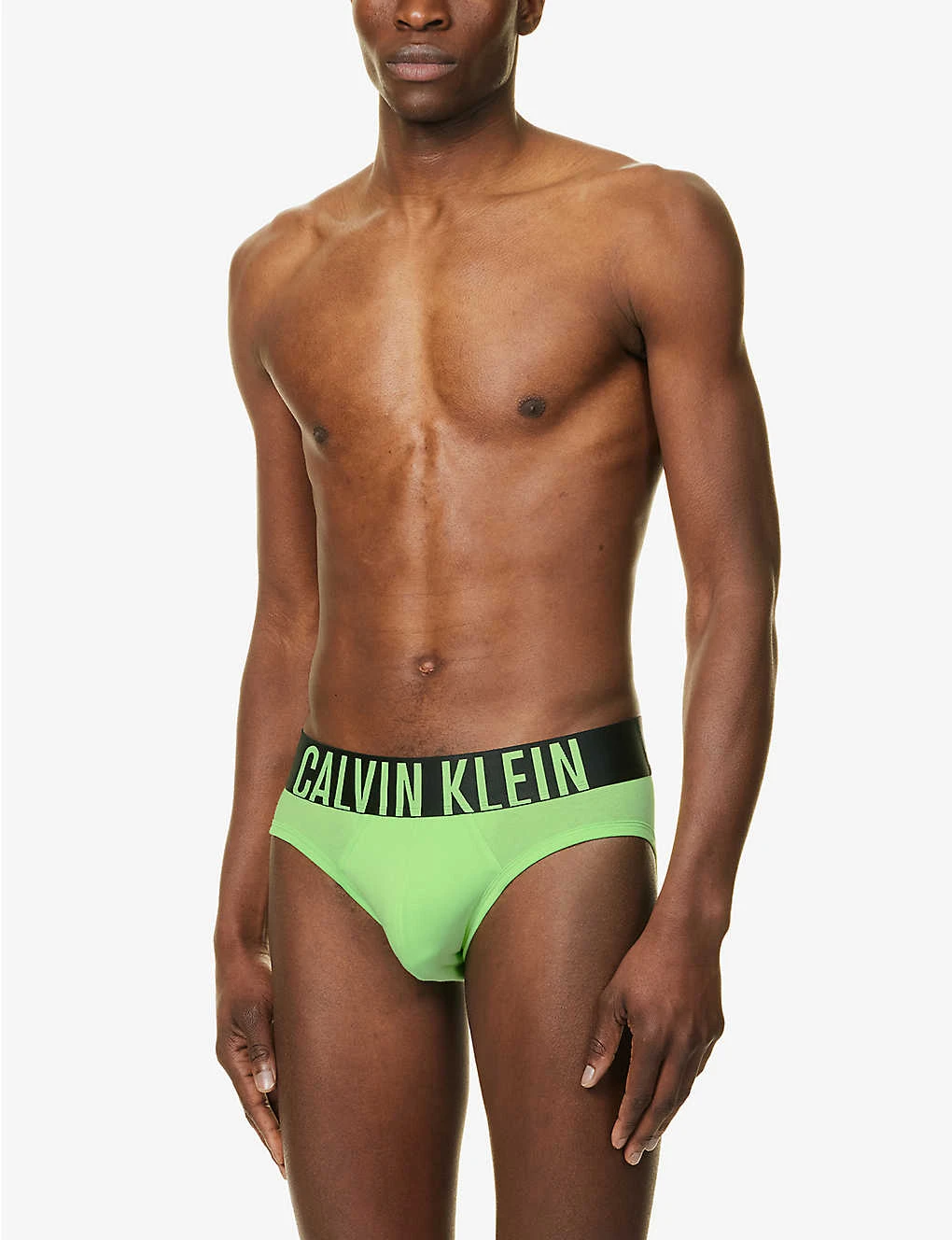 Calvin Klein Branded-waistband Regular-fit Pack Of Two Stretch-cotton Briefs 2 Calvin Klein Branded-waistband Regular-fit Pack Of Two Stretch-cotton Briefs - Image 2