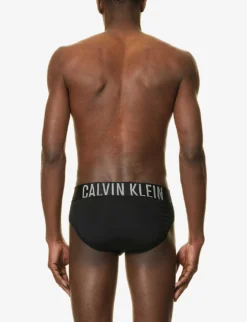 Calvin Klein Logo-waistband Pack Of Two Stretch-jersey Briefs -Falkeis Store R04117865 MULTI ALT02