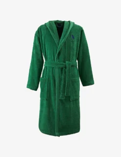 Ralph Lauren Home Player Logo-embroidered Cotton Terry Robe