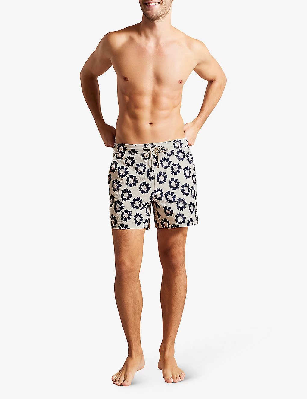 Ted Baker Wiklie Floral-print Regular-fit Woven Swim Shorts 2 Ted Baker Wiklie Floral-print Regular-fit Woven Swim Shorts - Image 2