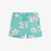 Ted Baker Ampbell Floral-print Recycled-polyester Swim Shorts