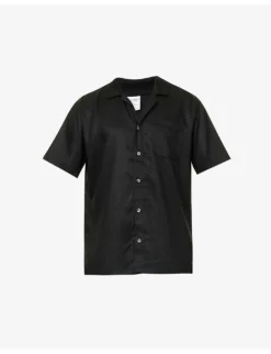 Calvin Klein Patch-pocket Short-sleeved Woven Shirt