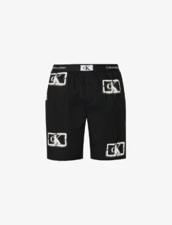 Calvin Klein 1996 Logo-print Organic-cotton Pyjama Shorts