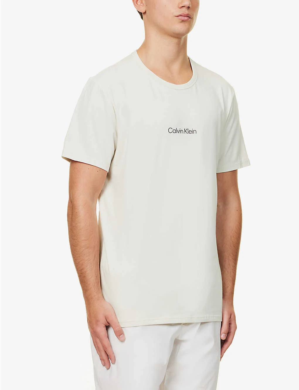 Calvin Klein Modern Structure Logo-print Cotton-blend Pyjama Set 3 Calvin Klein Modern Structure Logo-print Cotton-blend Pyjama Set - Image 3