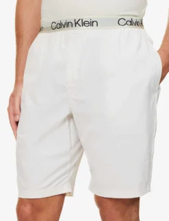 Calvin Klein Modern Structure Logo-print Cotton-blend Pyjama Set 10 Calvin Klein Modern Structure Logo-print Cotton-blend Pyjama Set -Falkeis Store R04123683 SVRBIRCH ALT04