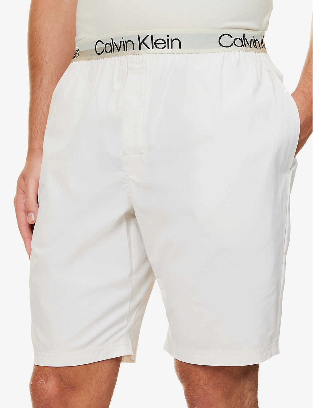 Calvin Klein Modern Structure Logo-print Cotton-blend Pyjama Set 5 Calvin Klein Modern Structure Logo-print Cotton-blend Pyjama Set - Image 5