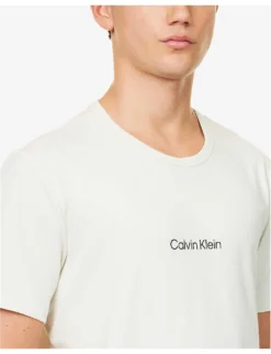 Calvin Klein Modern Structure Logo-print Cotton-blend Pyjama Set 11 Calvin Klein Modern Structure Logo-print Cotton-blend Pyjama Set -Falkeis Store R04123683 SVRBIRCH ALT05