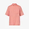 Sunspel Patch-pocket Short-sleeved Regular-fit Linen Shirt