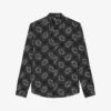 THE KOOPLES Graphic-print Long-sleeved Woven Shirt
