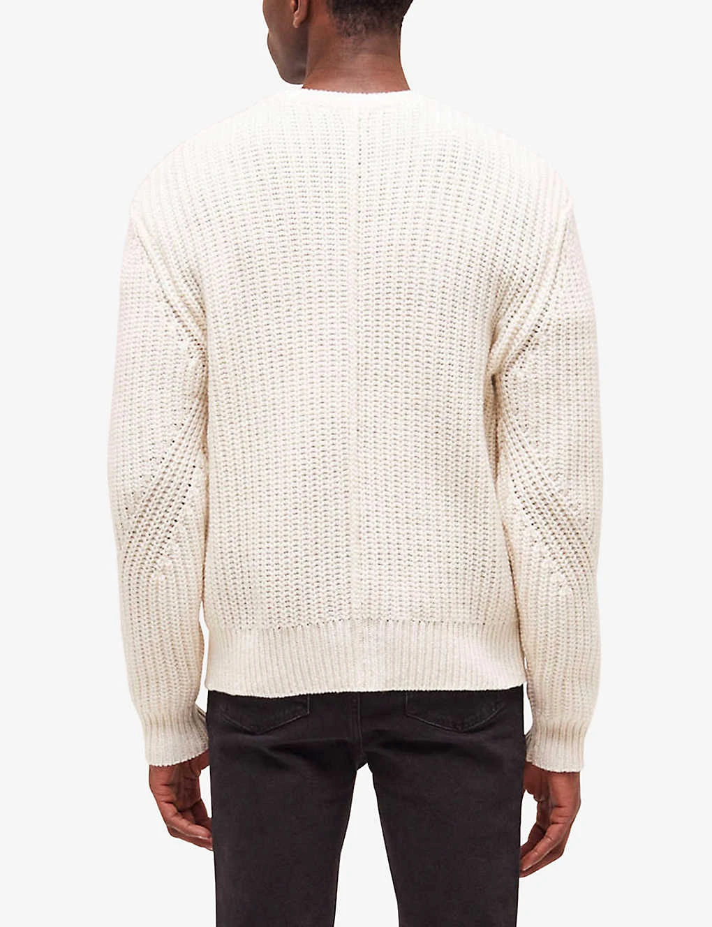 THE KOOPLES Round-neck Cable-knit Wool-blend Jumper 4 THE KOOPLES Round-neck Cable-knit Wool-blend Jumper - Image 4