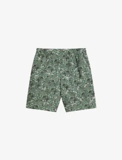 Ted Baker Kita Floral Camouflage-print Recycled-polyester Swim Shorts
