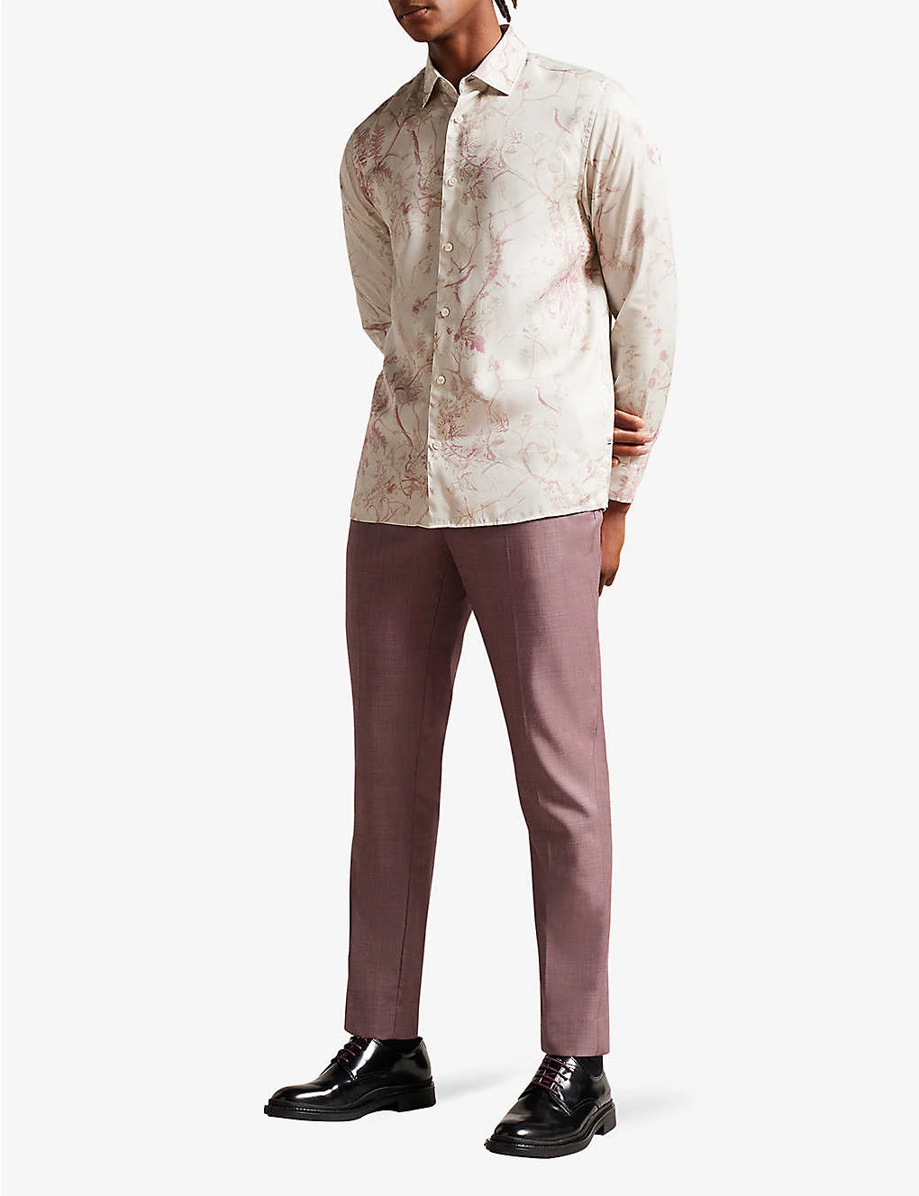 Ted Baker Floral-print Slim-fit Woven Shirt 2 Ted Baker Floral-print Slim-fit Woven Shirt - Image 2