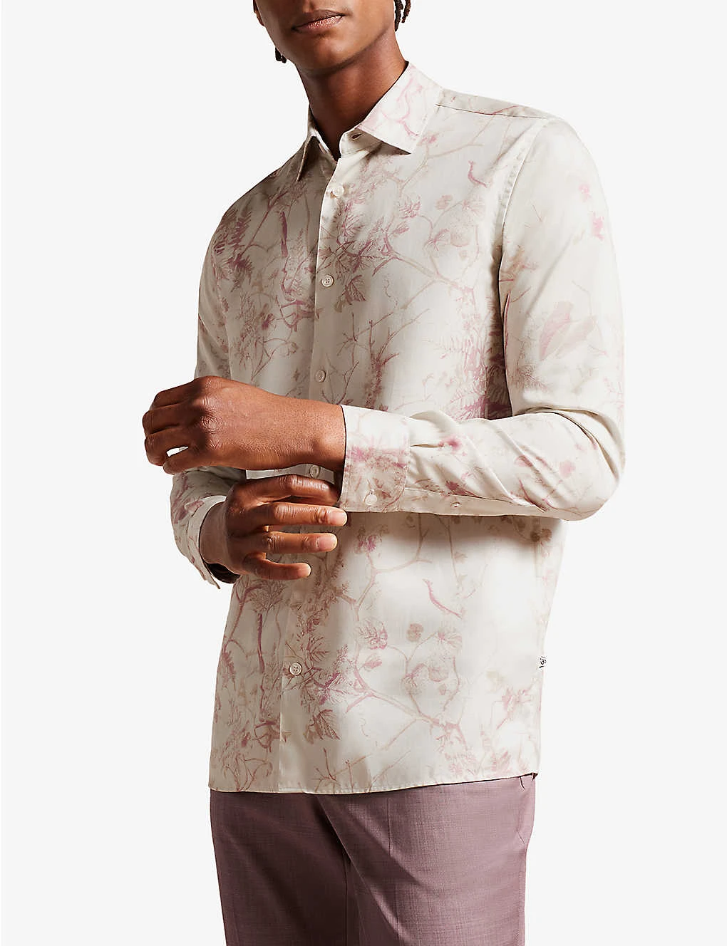 Ted Baker Floral-print Slim-fit Woven Shirt 3 Ted Baker Floral-print Slim-fit Woven Shirt - Image 3
