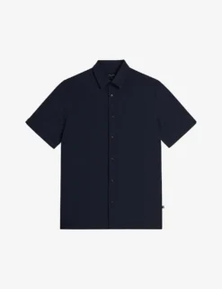 Ted Baker Stansho Regular-fit Seersucker Cotton Shirt