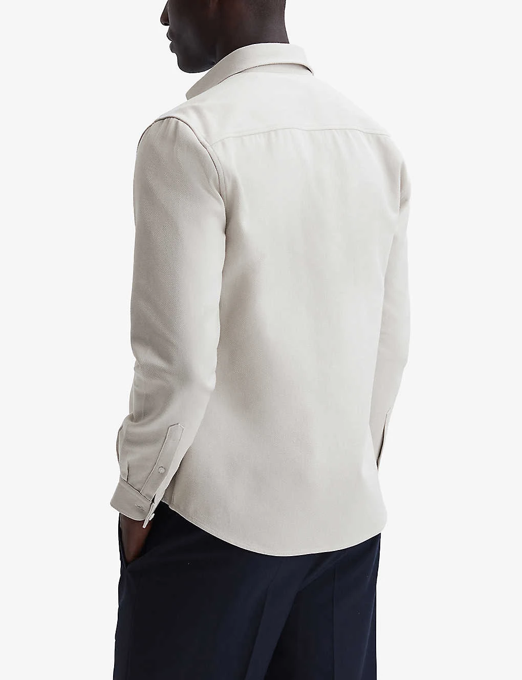 Reiss Arlo Patch-pocket Cotton Overshirt 4 Reiss Arlo Patch-pocket Cotton Overshirt - Image 4