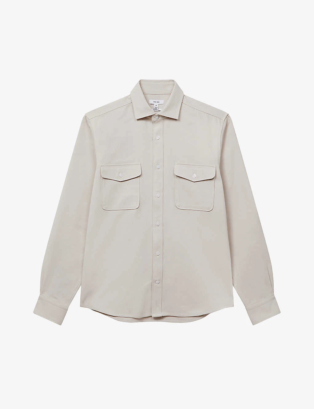 Reiss Arlo Patch-pocket Cotton Overshirt 1 Reiss Arlo Patch-pocket Cotton Overshirt