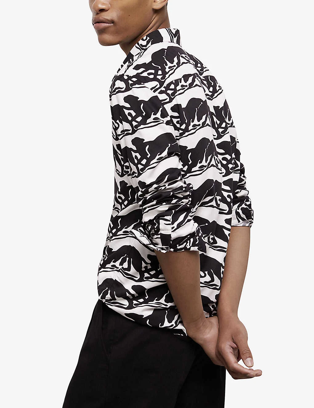 THE KOOPLES Panther-print Woven Shirt 3 THE KOOPLES Panther-print Woven Shirt - Image 3