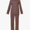 Elton John X Derek Rose Ledbury Geometric-print Cotton Pyjamas