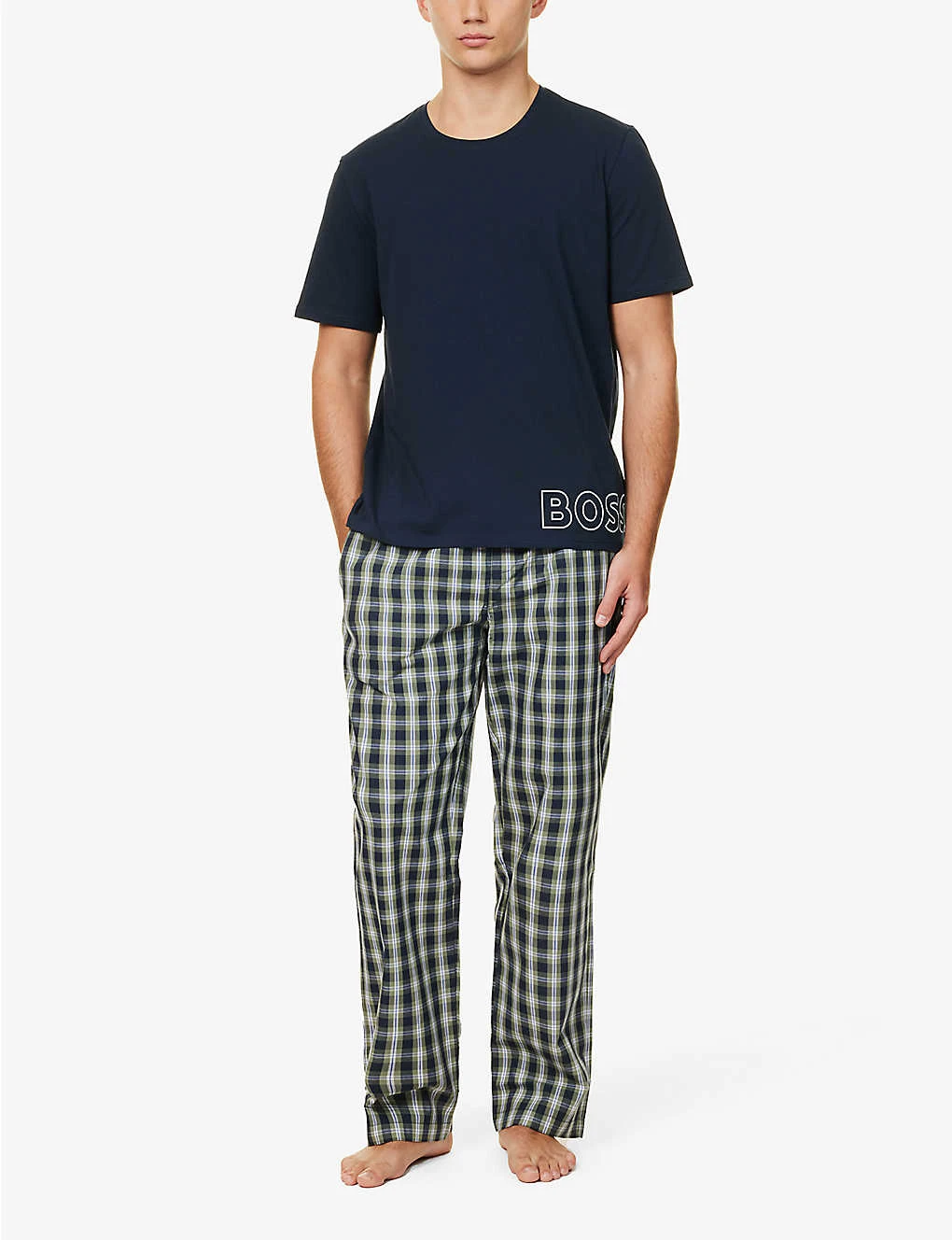 Boss Identity Logo-print Regular-fit Stretch-cotton T-shirt 2 Boss Identity Logo-print Regular-fit Stretch-cotton T-shirt - Image 2