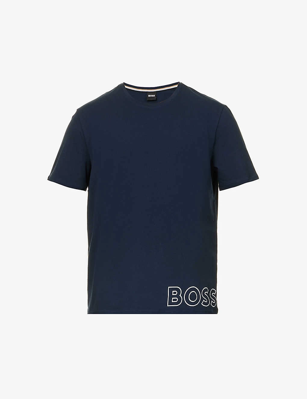 Boss Identity Logo-print Regular-fit Stretch-cotton T-shirt 1 Boss Identity Logo-print Regular-fit Stretch-cotton T-shirt