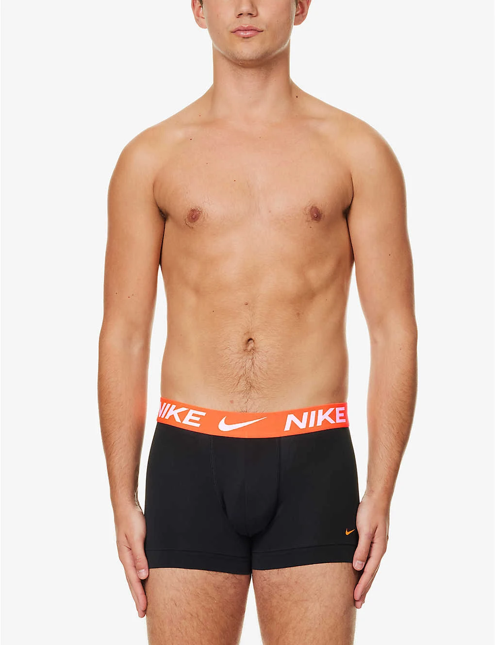 Nike Branded-waistband Pack Of Three Stretch Recycled-polyester-blend Trunks 2 Nike Branded-waistband Pack Of Three Stretch Recycled-polyester-blend Trunks - Image 2