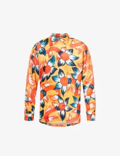 Wildflower Graphic-print Regular-fit Woven Shirt